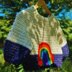 Rainbow Raglan Kids Sweater