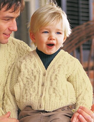 Son's Cardigan in Patons Classic Wool Worsted