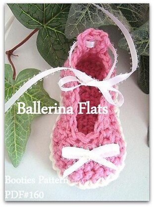 Ballerina Flats Booties | Crochet Pattern by Ashton11