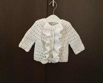 Mia Front Ruffle Cardigan N 662