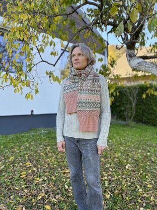 ROHUKÜLA Fair Isle Scarf