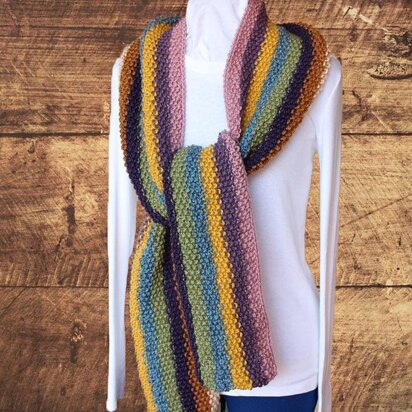 Long Striped Scarf