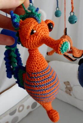 Baby Mobile "Meerestiere" Häkelanleitung