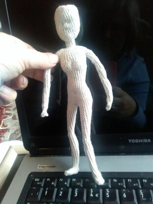 Basic doll body crochet 8-10 inches