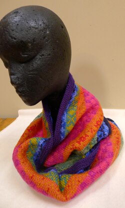 Over the Rainbow - Fair Isle Cowl