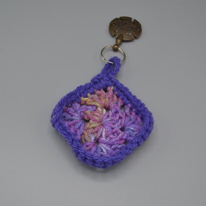 Granny Square Keychain