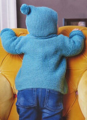 Easy Knitting Garter Stitch Baby Jacket and Hat