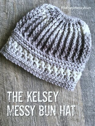 Kelsey Messy Bun Hat