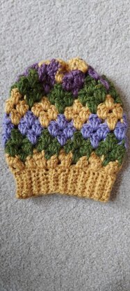 Granny Diamond Beanie