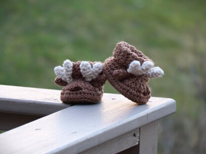 Deer Baby Booties Slippers