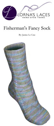 Fisherman's Fancy Socks in Lorna's Laces Shepherd Sock
