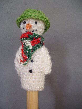 Snowman Finger Puppet