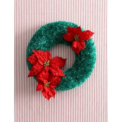 Christmas Wreath in Bernat Boa Holidays - Downloadable PDF