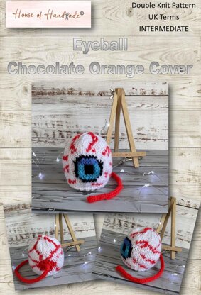 Eyeball Chocolate Orange Cover Knitting Pattern