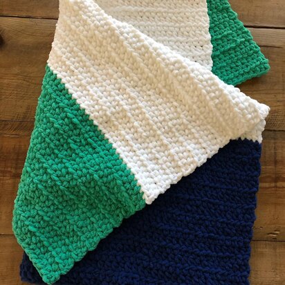 Color Block Baby Blanket