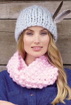 Scarf, Snood & Hat in Sirdar Gorgeous Ultra Super Chunky - 8095 - Downloadable PDF
