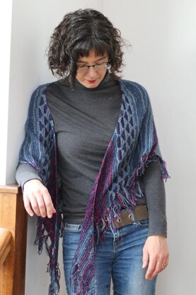 Bubble Dash Shawl