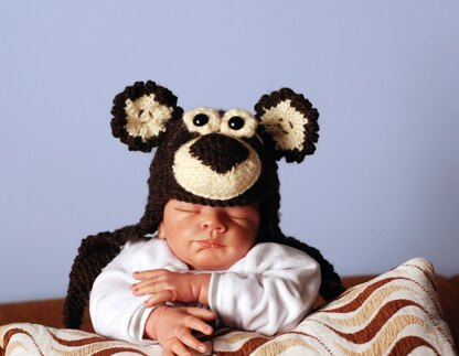 New Born Baby Bear Hat