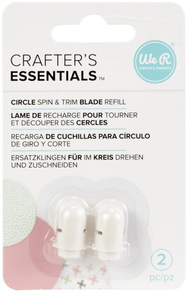 We R Memory Keepers Circle Spin & Trim Refill Blades 2/Pkg - 342939