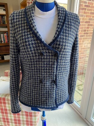 Grey/Navy Tweed Jacket