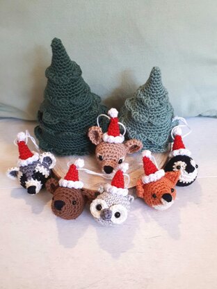 Christmas animals ornaments