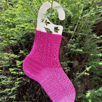 Cherry Plum Socks