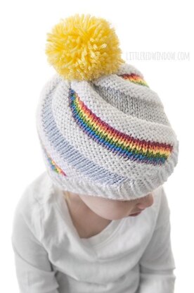 Rainbow Swirl Hat