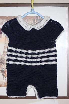 Crochet Romper 6-9 months