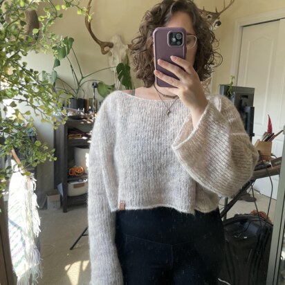 Bad Idea Blouse - knitting pattern