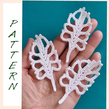 Openwork leaf pattern