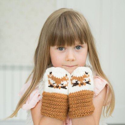 Fox Gerda Wrist Warmers - knitting pattern