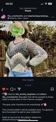 Chevron sweater