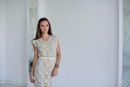 Crochet motif dress