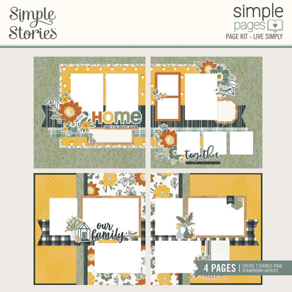 Simple Stories Simple Pages Page Kit - Live Simply
