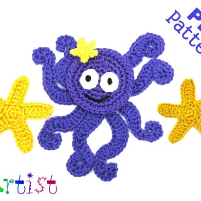 Octopus + Sea Star Applique