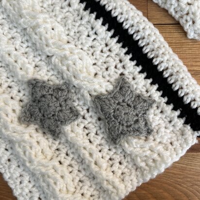 Stars & Scars Crochet Scarf