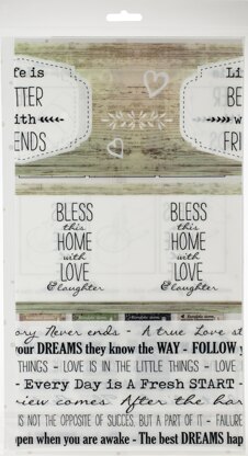 Studio Light Shrink Sleeves 15"X4.25" 3/Pkg - Home, 3 Designs/1 Each