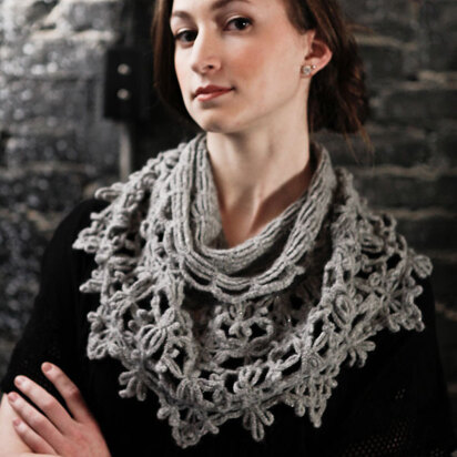 Loken Cowl in Berroco Flicker Aran