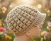 Crochet Beanie Hat Pattern + Video – Popcorn Stitch Bonnet PDF