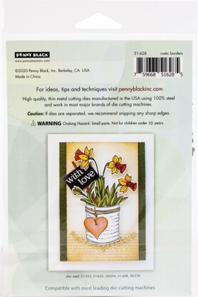 Penny Black Creative Dies - Rustic Borders
