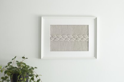 Wall hanging with braiding - Wall Art Decor + Video