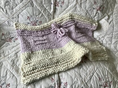 Lavender Lamb Baby Blanket