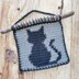 Cat Silhouette Tapestry