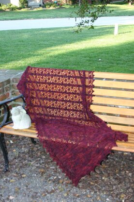 Cherry Country Shawl