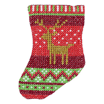 Klart Deers Sock Cross Stitch Kit
