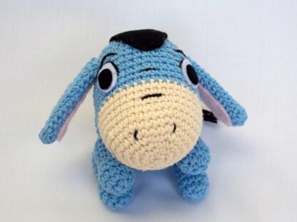 Eeyore donkey crochet amigurumi pattern