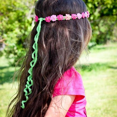 Summer Girl - crocheted headband