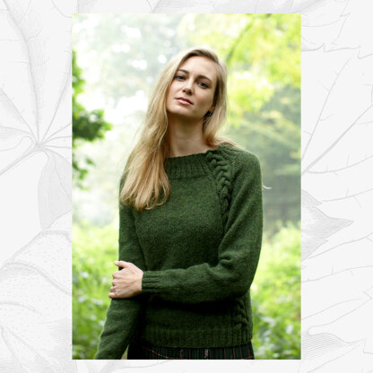 Vanessa Jumper - Knitting Pattern For Women in Willow & Lark Woodland