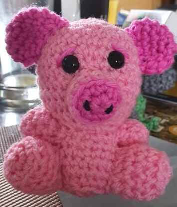 Mini Pig Crochet Pattern