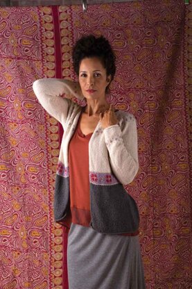 Mojave Aster Cardigan in Berroco Fuji - PDF360-4